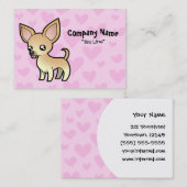 Chihuahua Love Visitekaartje (Voorkant / Achterkant)