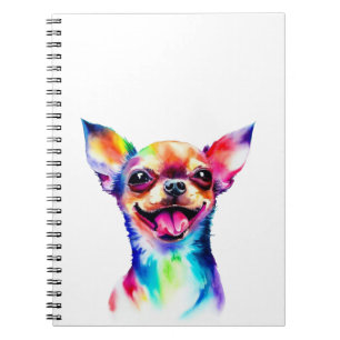 Chihuahua Lover   Colorful Chihuahua Dog art Notitieboek