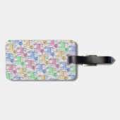 Chihuahua Lover Colorful Pattern Bagagelabel (Achterkant horizontaal)