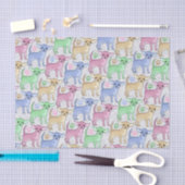 Chihuahua Lover Colorful Pattern Tissuepapier (Craft)