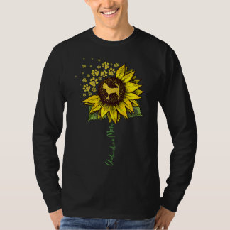Chihuahua Ma Sunflower Chiwawa Lover Gifts Dog Mo T-shirt