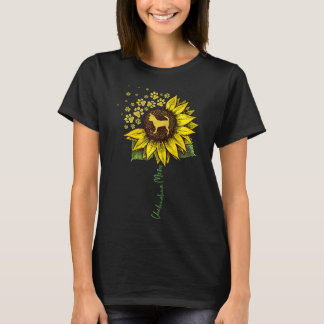 Chihuahua Ma Sunflower Chiwawa Lover Gifts Dog Mo T-shirt