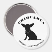 Chihuahua Magnet Magneet (Voorkant / Achterkant)