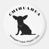Chihuahua Magnet Magneet (Voorkant)