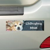 Chihuahua Mam Bumpersticker (Op auto)