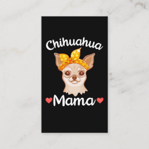 Chihuahua Mama Hondenliefhebber Moeder Visitekaartje