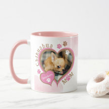 Chihuahua Maman Photo personnalisée Mug
