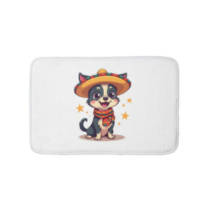 Chihuahua Mexico Cinco de Mayo Grappige Hond K Badmat