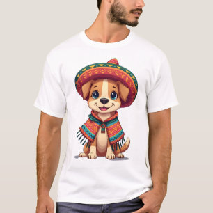 Chihuahua  Mexico  Cinco de Mayo  Grappige Hond  ( T-shirt