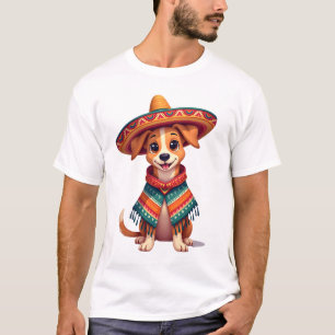 Chihuahua  Mexico  Cinco de Mayo  Grappige Hond  ( T-shirt