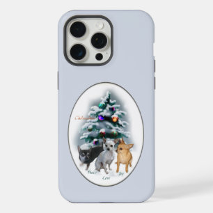 Chihuahua Mignon Bleu Noël Fêtes