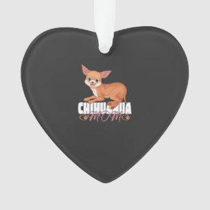 Chihuahua Moeder T-shirt Moederdag Huisdier Eigena Ornament