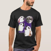 Chihuahua Moon Funny Three Chihuahua Hondenliefheb T-shirt (Voorkant)