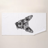 Chihuahua Mosaic Geometrical Art Chien (Serviette de bain)