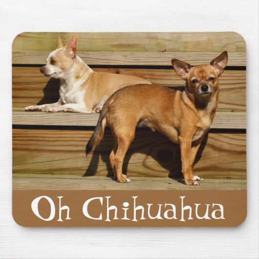 Chihuahua Mousepad Muismat (Voorkant)
