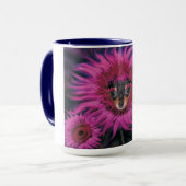 Chihuahua Mug de chiots et de fleurs roses (Devant gauche)
