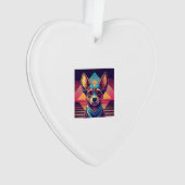 Chihuahua néon rétro � Art de chien synthwave vibr (devant)