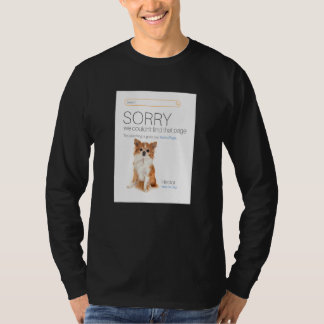 Chihuahua Online Shop Ecommerce Seller 404 Dog Pa T-shirt