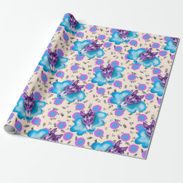 Chihuahua op een wolk cadeaupapier