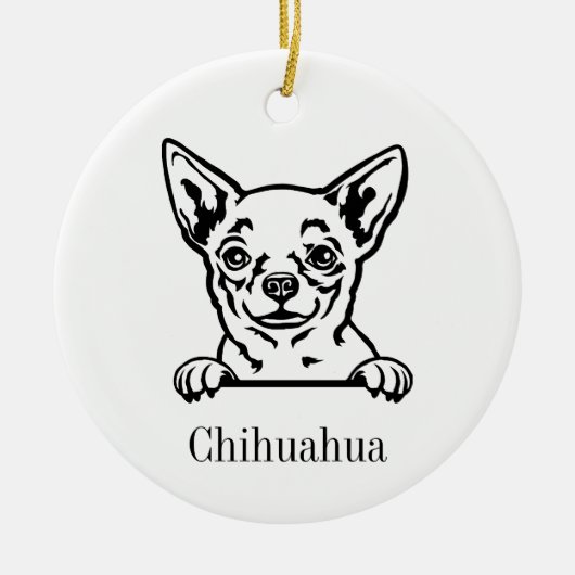 Chihuahua ornament (Voorkant)