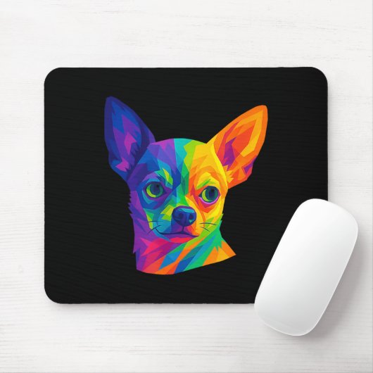 Chihuahua P Art Rtrait For Dog Owners Muismat (Met muis)