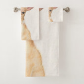 Chihuahua Painting - Cute Original Dog Art Bad Handdoek (Insitu)