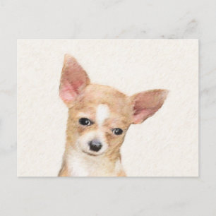 Chihuahua Painting - Cute Original Dog Art Briefkaart