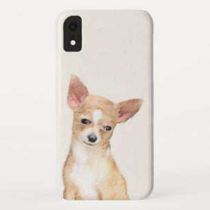 Chihuahua Painting - Cute Original Dog Art iPhone XR Hoesje