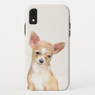 Chihuahua Painting - Cute Original Dog Art iPhone XR Hoesje