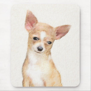 Chihuahua Painting - Cute Original Dog Art Muismat