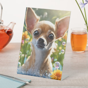 Chihuahua - Panneau du piédestal