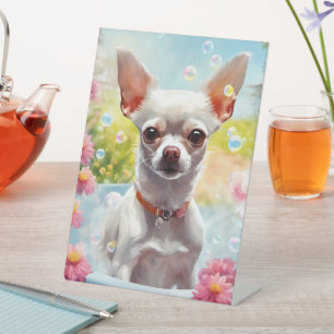 Chihuahua - Panneau du piédestal