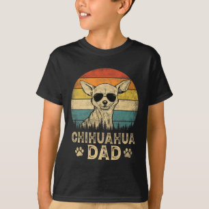 Chihuahua Papa Hondenliefhebbers Father#39; s Dag T-shirt