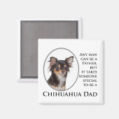 Chihuahua Papa Magnet (Recto/Verso)