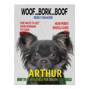 Chihuahua Parody Magazine Hoesje Poster Perfect Poster