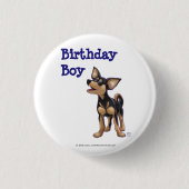 Chihuahua Partij Centrum Ronde Button 3,2 Cm (Voorkant)