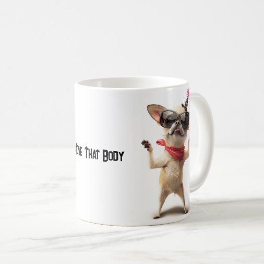 Chihuahua Party Mok (Voorkant rechts)