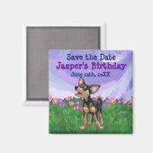 Chihuahua Partycentrum Magneet (Voorkant / Achterkant)