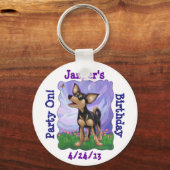 Chihuahua Partycentrum Sleutelhanger (Voorkant)