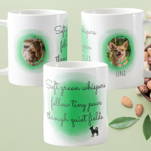 Chihuahua Pastelgroene Mok met Aangepaste Foto's