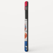 Chihuahua Patriottisch Fruit USA Lang Haar Chihuah Case-Mate iPhone Case (Achterkant/links)