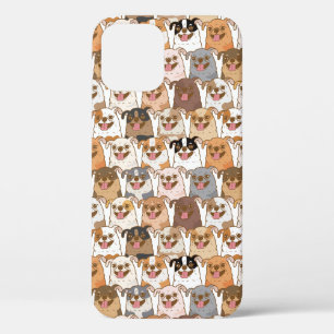 Chihuahua Pattern iPhone 12 Hoesje