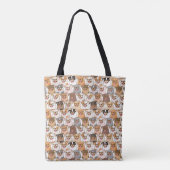 Chihuahua Pattern Draagtas (Achterkant)