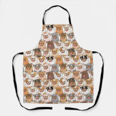 Chihuahua Pattern Schort (Voorkant)