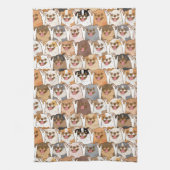 Chihuahua Pattern Theedoek (Verticaal)