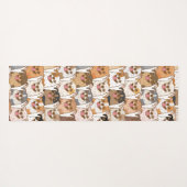 Chihuahua Pattern Yogamat (Achterkant (horizontaal))