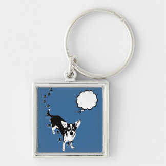 Chihuahua Paw Prints Sleutelhanger