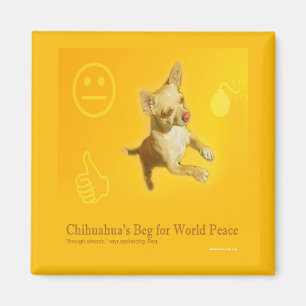 CHIHUAHUA PEACE MAGNET MAGNEET