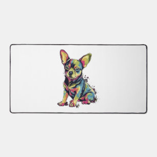 Chihuahua peinture Abstraite couleur mignonne chie