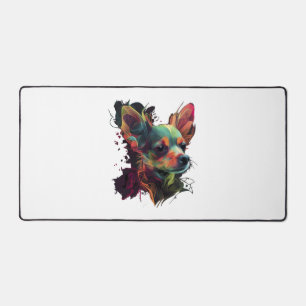 Chihuahua peinture Abstraite couleur mignonne chie